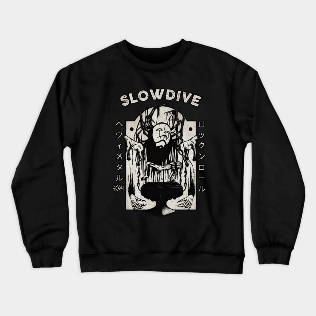 slowdive Crewneck Sweatshirt by RAZOR FORCE